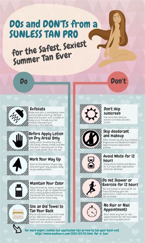 how to tan yourself safely.